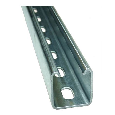 41mm slotted channel|Unistrut 41 x 41mm Slotted Galvanised Steel Strut, 3m .